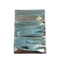 100x Resealable Aluminium Pouches 13x20cm - Windowed Zip Close Food Storage Bag