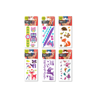 PRICE FOR 6 ASSORTED TEMPORARY TATTOO SPRING FOREST