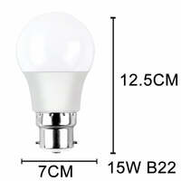 10 PCS 220V 15W  NEW LED Radar Sensor Motion Bulb E27 B22 Smart Security Light Lamp Globe Bulb