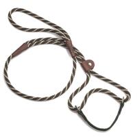 MENDOTA DOG WALKER - MARTINGALE LEASH - Made in the USA Length 3/8in x 6ft(10mm x 1.8m) - Twist - Woodlands
