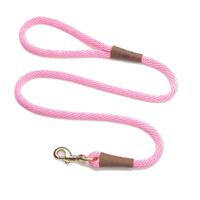 Mendota Clip Leash Large - lengths 1/2in x 6ft(13mm x1.8m) Made in the USA - Hot Pink