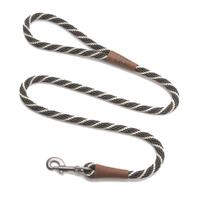 Mendota Clip Leash Large - lengths 1/2in x 6ft(13mm x1.8m) Made in the USA - Twist - Woodlands