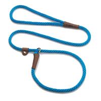 Mendota British Style Slip Leash - Length 3/8in x 4ft(10mm x 1.2m) - Blue