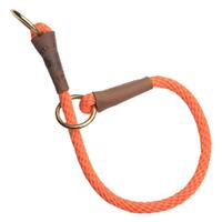 Mendota Products Dog Command Rope Slip Collar 24in (61cm) - Made in the USA - Orange