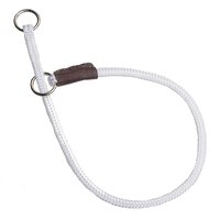 Mendota Products Fine Show Slip Collar 22in (56cm) - Made in the USA - White