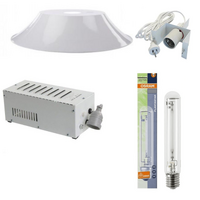 1000w HPS Grow Light Kit with Osram Bulb and 900mm Deep Bowl Reflector