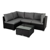 Outdoor Modular Lounge Sofa Bondi – Black