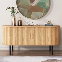 Ripple Sideboard with Sliding Doors  Earthy Elegance Redefined