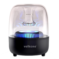 Volkano Wireless Rechargeable Bluetooth Speaker LED Portable TWS Stereo FM USB/TF/AUX
