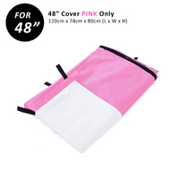 Paw Mate Pink Cage Cover Enclosure for Wire Dog Cage Crate 48in