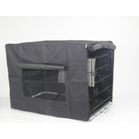 YES4PETS 24' Portable Foldable Dog Cat Rabbit Collapsible Crate Pet Cage with Cover
