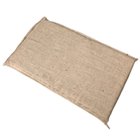 YES4PETS Small Hessian Pet Dog Puppy Bed Mat Pad House Kennel Cushion With Foam 70x69x4cm