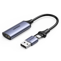 UGREEN 40189 USB-C to HDMI 2 in 1 HD Video Capture Card