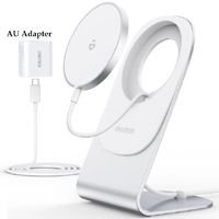 CHOETECH MA00117-SL MagLeap Magnetic Wireless Charger with Stand and AC Adapter