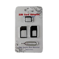 3 in 1 Sim Card Adaptor with Opening Pin 