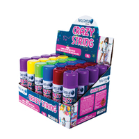 Party Central 24PCE Silly String Assorted Colours Non-Flammable 80g