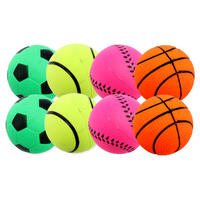 Party Central 24PCE Sports Stress Balls High Quality Rubber Soft Toy 6cm