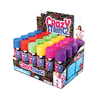 Party Central 24PCE Silly String Assorted Colours Non-Flammable 283g
