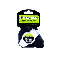 Taipan 5m Tape Measure Auto Lock Function Shock Absorbent Rubber Case