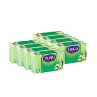 Duru 48PCE Body Bar Soap Refreshing Cucumber Scent Natural Herbal Blend 140g
