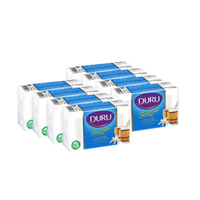 Duru 48PCE Body Bar Soap Milk Proteins Soft Velvety Natural Herbal Blend 140g