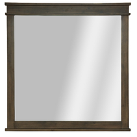Lily Dresser Mirror Vanity Dressing Table Solid Pine  Wood Frame - Rustic Grey