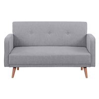 Picasso 2 Seater Fabric Sofa Lounge Couch Grey
