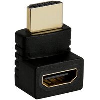 Right Angle 270 Degree HDMI Male to Female Plug Play Connector Adapter joiner
