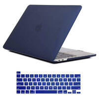 navy blue MacBook Pro 13 inch 2020 A2338 A2251 A2289  Matte Shell Case Keyboard Cover Touch Bar