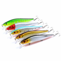 5x Popper Minnow 14cm Fishing Lure Lures Surface Tackle Fresh Saltwater
