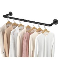 97cm Clothing Racks for Hanging Clothes Garment Rack Industrial Pipe clothes Rack Drying Rack