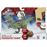Hasbro Jurassic World Growler Velociraptor Charlie With Sound and Lights 4+