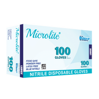 Microlite Nitrile - Disposable Medical Gloves - 100pc Large