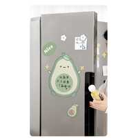 Magnetic Refrigerator Message Board Green Avocado Shape 28*36cm