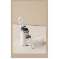 Cup Lid Brush White 10*4.5*0.7cm