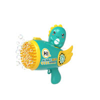 Bubblerainbow Little Dinosaur 69-Hole Automatic Bubble Gun Toy Outdoor Soap Cartoon Machine