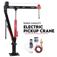 900kg Swivel Hydraulic Crane Hoist 12V Electric Jack