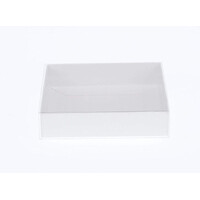 50 Pack of 8cm Square Wedding Invitation Coaster Favor Function product Presentation Cookie Biscuit Patisserie Gift Box 