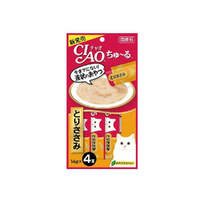 CIAO Churu Puree Cat Wet Treat-Chicken Fillet (Sasami)- 14G X 4 SC-73 X6