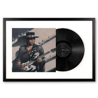 Framed Stevie Ray Vaughan Texas Food Vinyl Album Art
