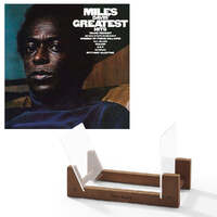 Miles Davis Greatest Hits Vinyl Album & Crosley Record Storage Display Stand