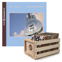 Crosley Record Storage Crate &  Dire Straits Brothers In Arms - Double Vinyl Album Bundle