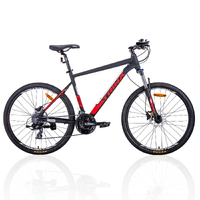 Trinx M600 Mountain Bike 24 Speed MTB Bicycle 21 Inches Frame Red