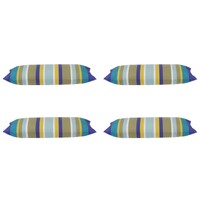 Pack of 4 Corban Royal  Rectangle 35x70cm Striped Multicoloured Cushion Cover