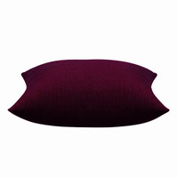 Elements Deep Red Solid Base Colour Cushion Cover