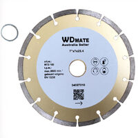 180mm Diamond Circular Saw Disc Dry Segment Cutting Blade 7" 7*2.4mm 25.4/22.2mm