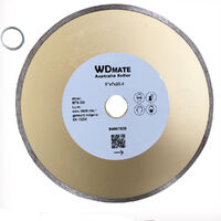 230mm Wet Diamond Cutting Blade 2.5*5mm 9" Continuous Saw Disc 25.4/22.3mm Brick