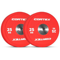 CORTEX 25kg Competition Bumper Plates (Pair)