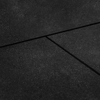 CORTEX 10mm Commercial Bevelled Edge Rubber Gym Tile Mat (1m x 1m) - Set of 6