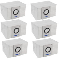 6 X Auto Empty Station Dust Bags For Ecovacs Deebot X1 Omni Series Robots